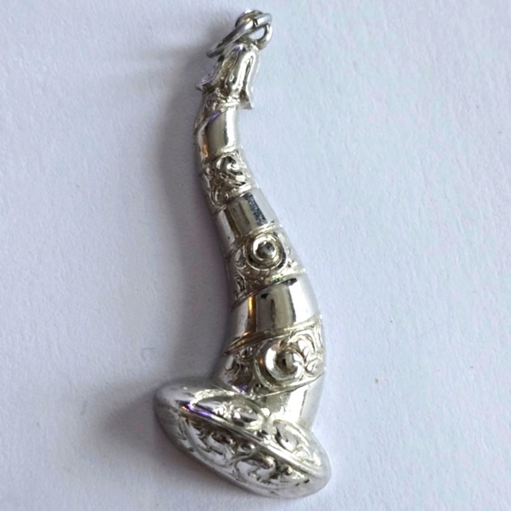 Cornucopia pendant charm silver tone Steward Free Mason Masonic
